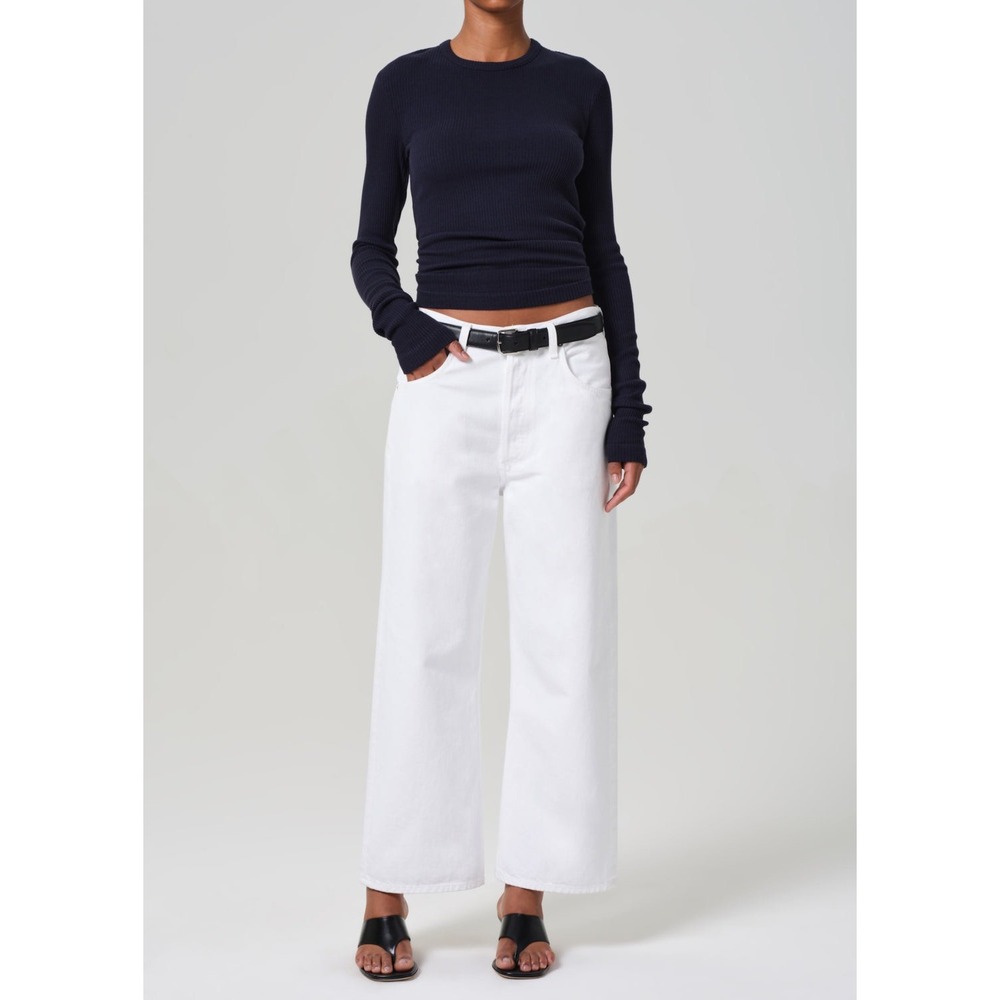 NWT Citizens of Humanity Gaucho Vintage Wide Leg Jeans Canyon White sz 23